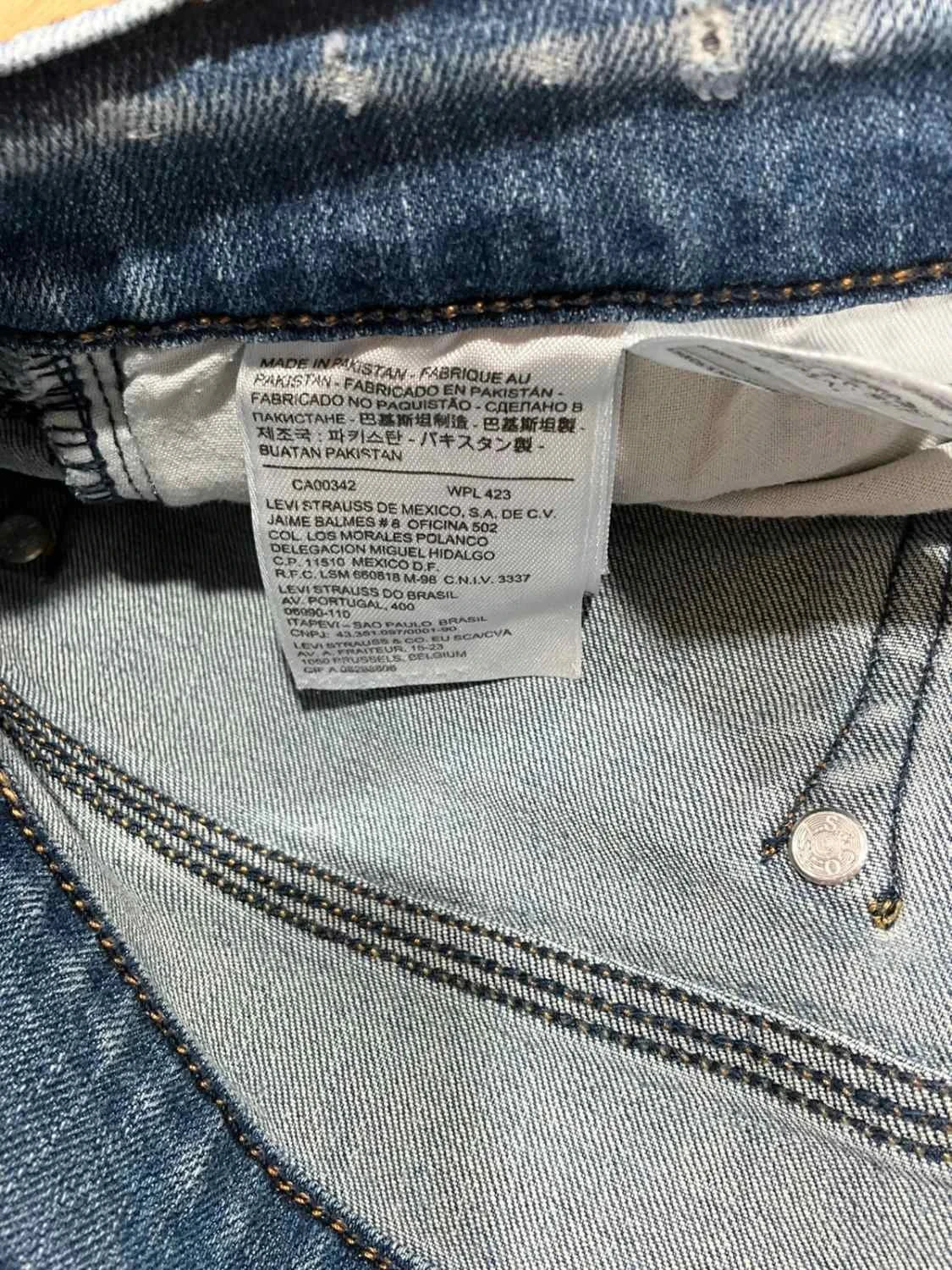 Short Levi's 12 - W31 Femme 98% Coton Bleu délavé Slv039 – photo 15